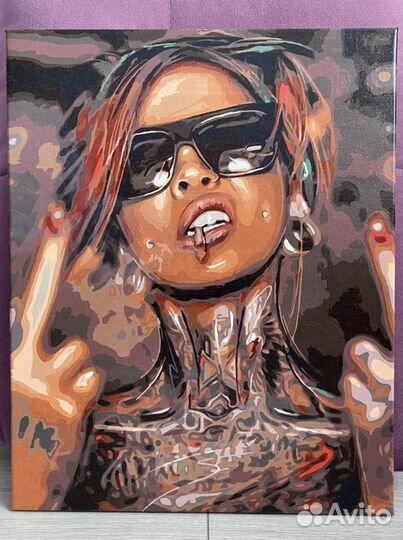 Готовые картины по номерам.картина акрил