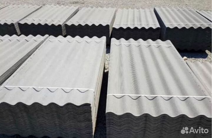 Шиферная черепица волновая