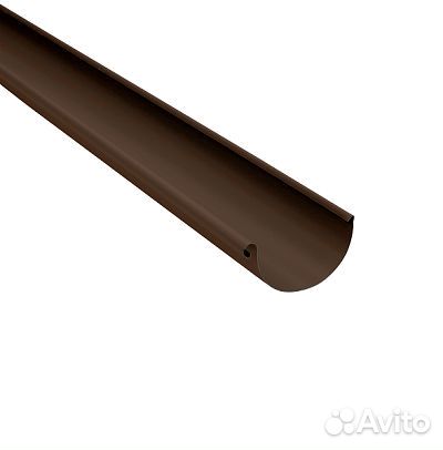 Желоб круглый L3 м Grand Line PU Matte 125 мм 8017 - шоколад