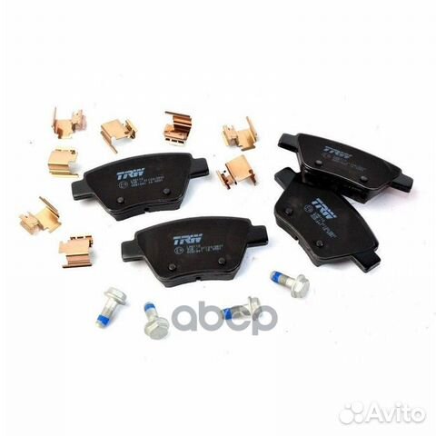 Колодки тормозные дисковые зад GDB1841 TRW