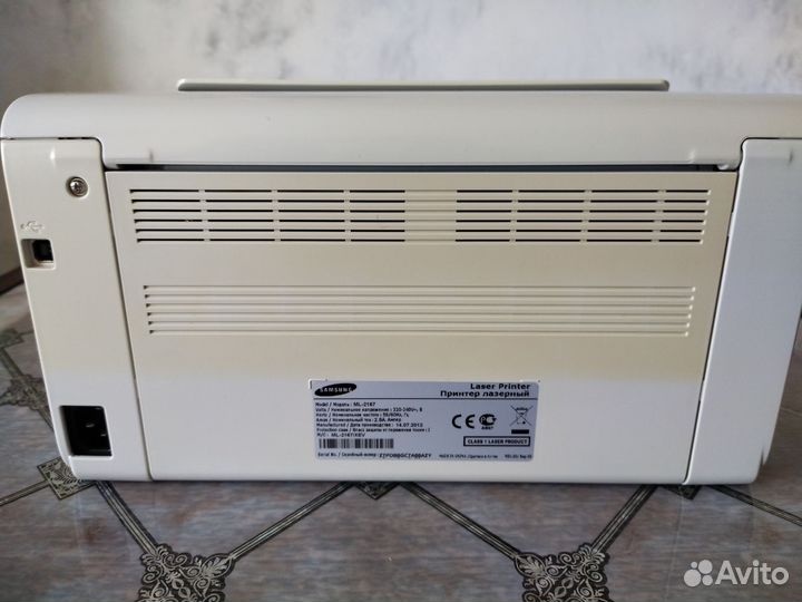 Компактный лазерный принтер Samsung ml-2167 б/у