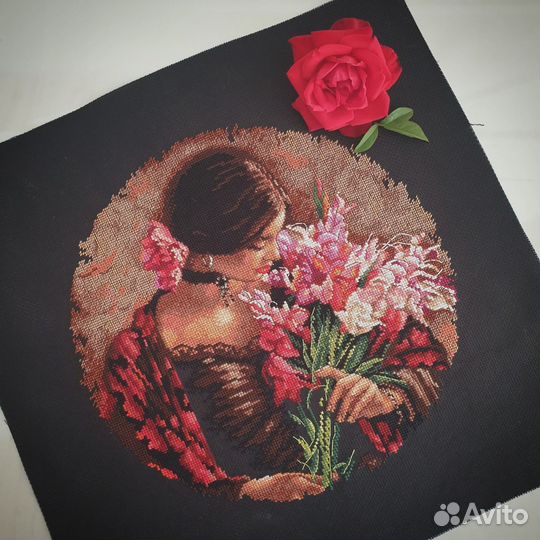 Картина вышитая крестом