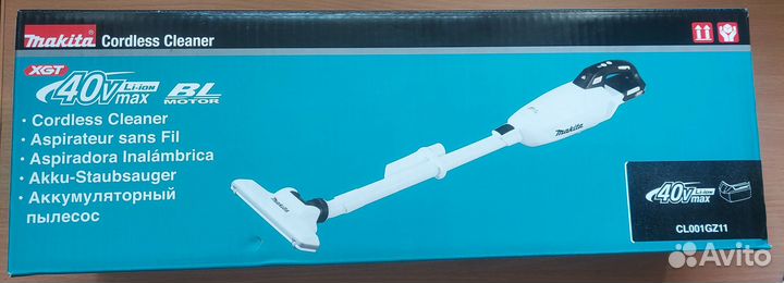 Пылесос Makita XGT 40V CL001GZ11