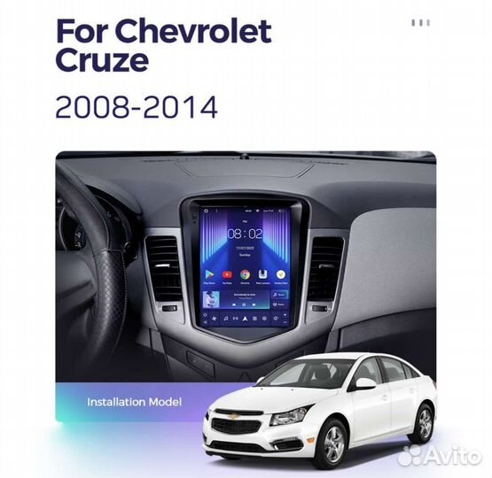 Chevrolet Cruze android штатная магнитола teyes
