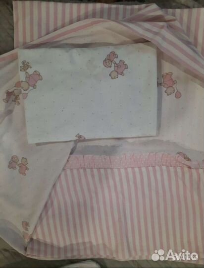 Комплект постельного белья в детскую кроватку