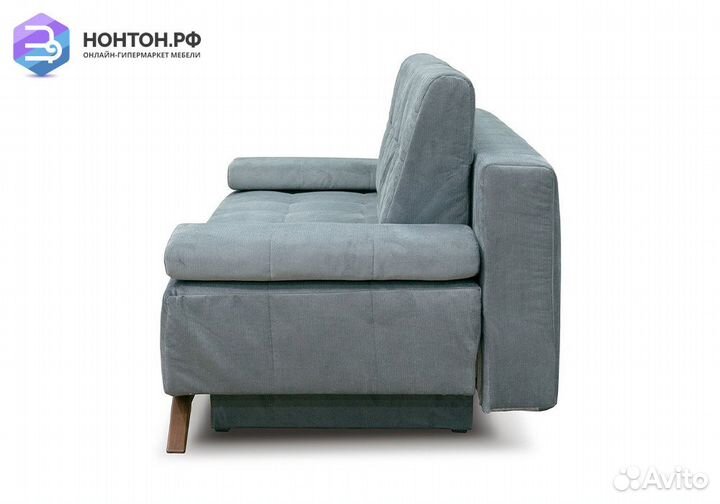 Диван еврокнижка Баден-Баден темно-серый