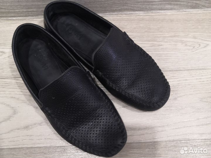 Мокасины нат. кожа 40р на мальчика