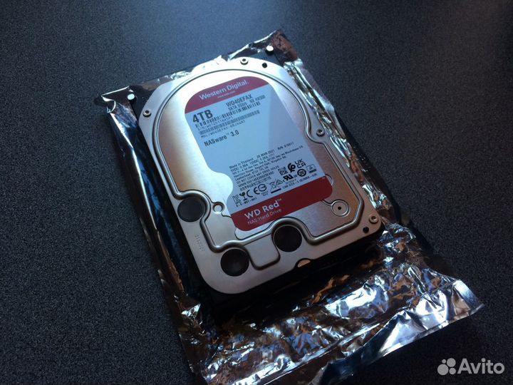 Жесткий диск 4TB western digital RED NAS