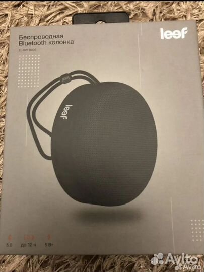 Беспроводная блютуз колонка leef