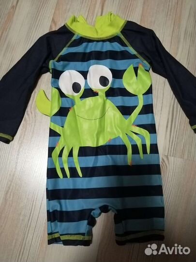 Купальный костюм 74 см и аквасовки 24 р