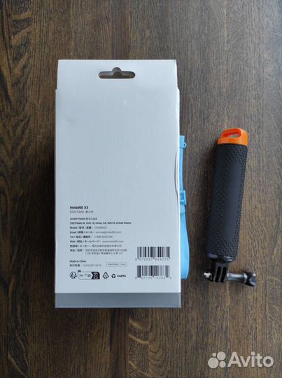 Аквабокс Insta360 X3 с поплавком (оригинал, новый)