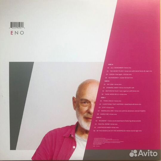 Виниловая пластинка Brian Eno - Eno (Black Vinyl 2