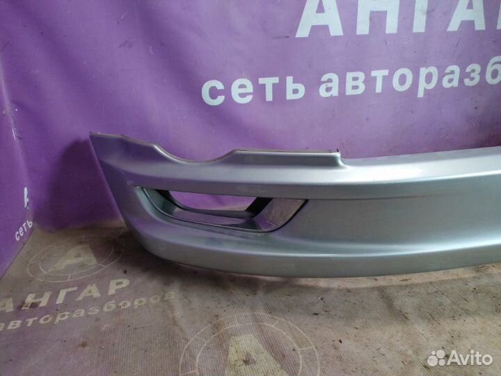 Накладка на бампер передняя Mitsubishi Outlander