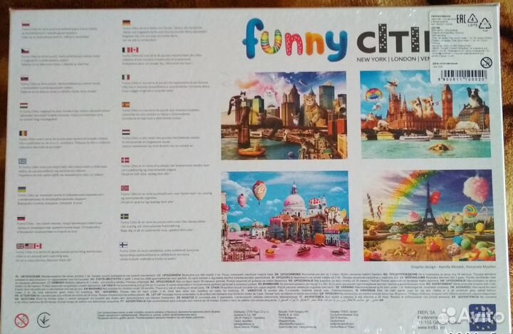 Пазл новый 1000 элементов Trefl