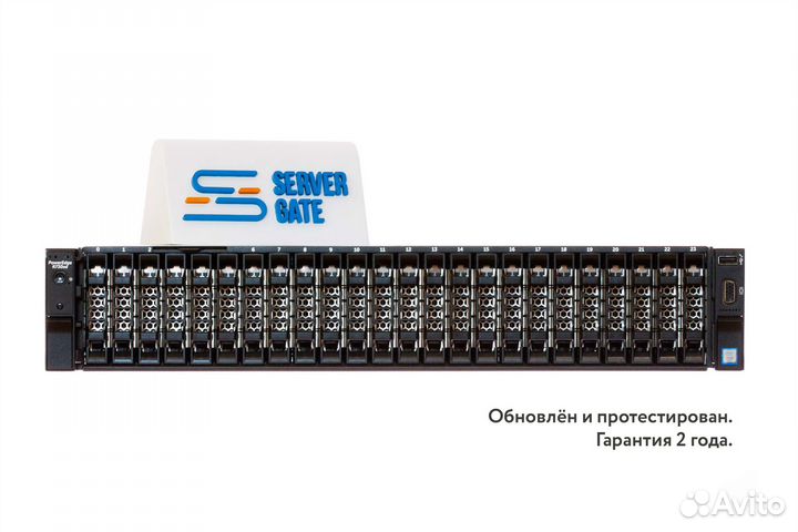 Сервер Dell R730xd 24SFF 2xE5-2680v3 128GB