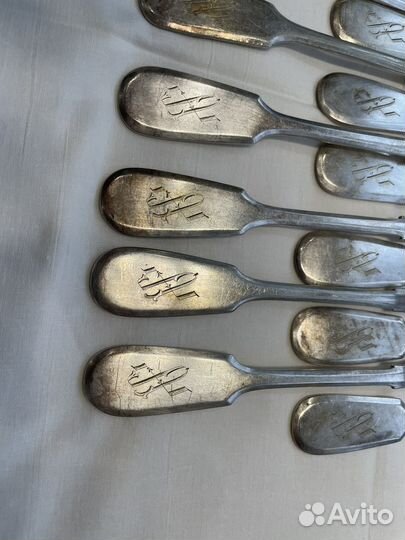 Ножи и вилки серебрение