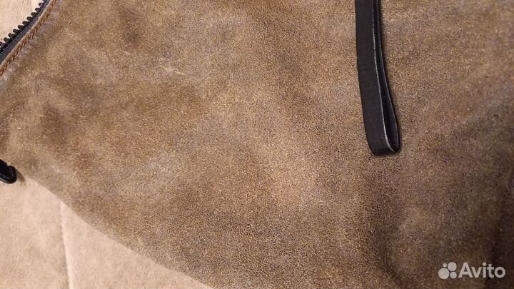 Сумка Ecco, натуральная кожа нубук