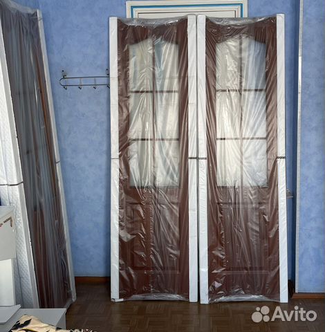 Двери межкомнатные новые (двустворчатые)