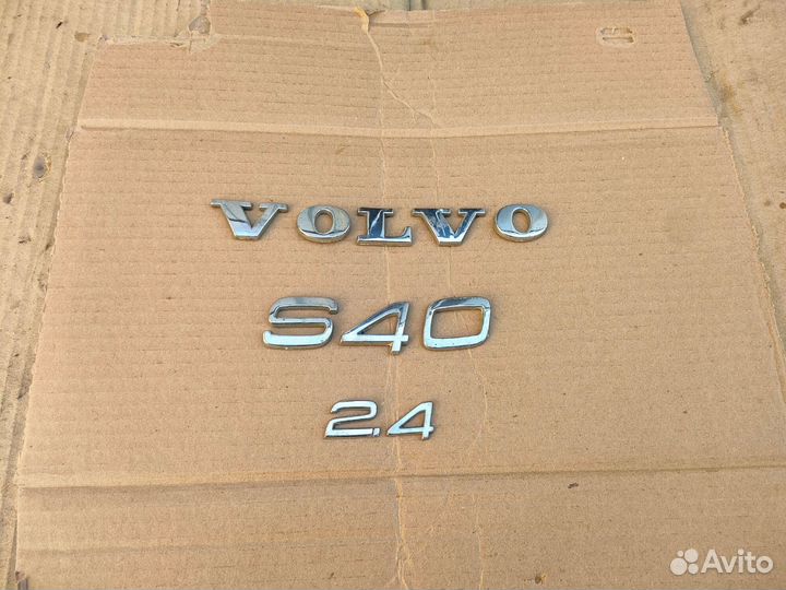 Эмблемы комплект Volvo S40 II