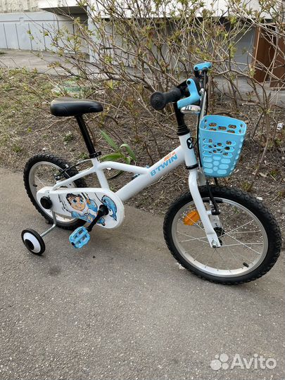 Велосипед 14 дюймов btwin inuit 100