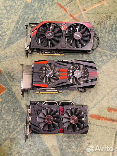 Видеокарты под восстановление