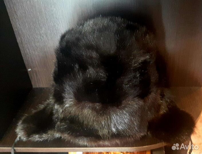 Мужская зимняя шапка с мехом