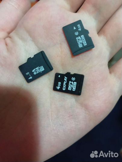 Карта памяти MicroSD 4,1 gb,флешка новая