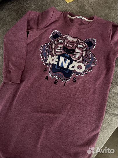 Платье толстовка женское kenzo