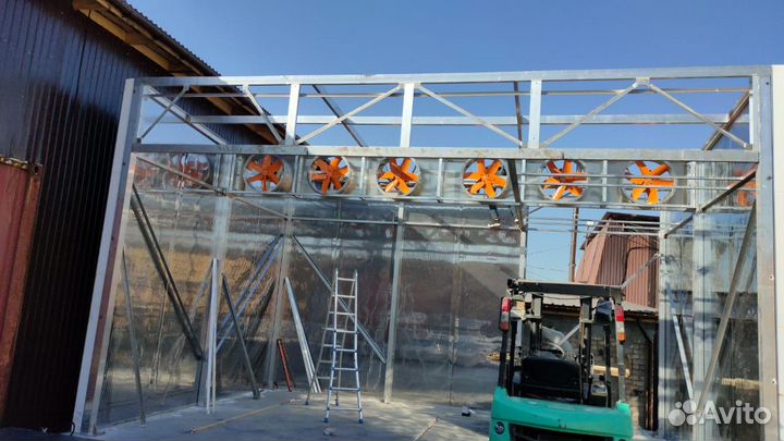 Сушильная камера древесины - 60 куб.м загрузки