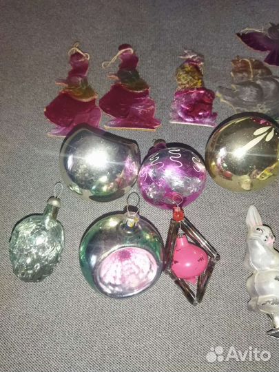 Елочные игрушки СССР 60-70 года