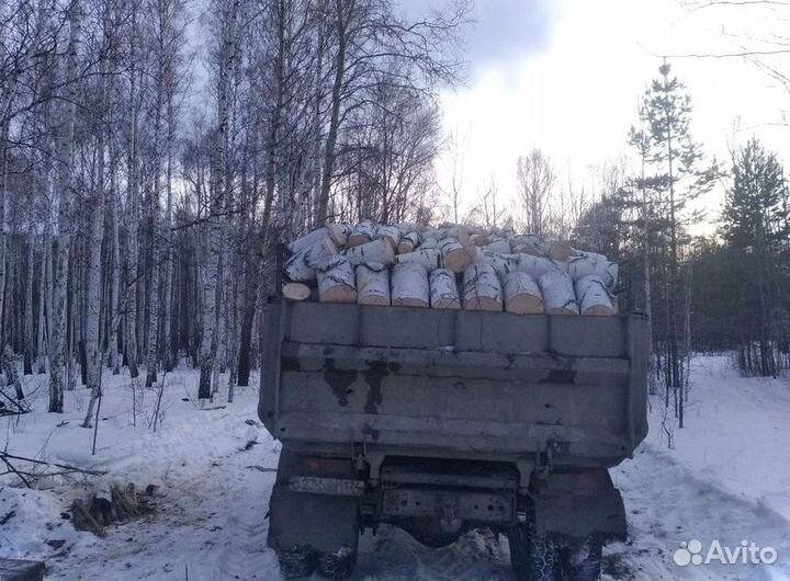 Дрова березовые колотые с доставкой