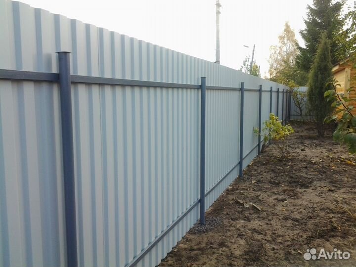 Забор из профлиста