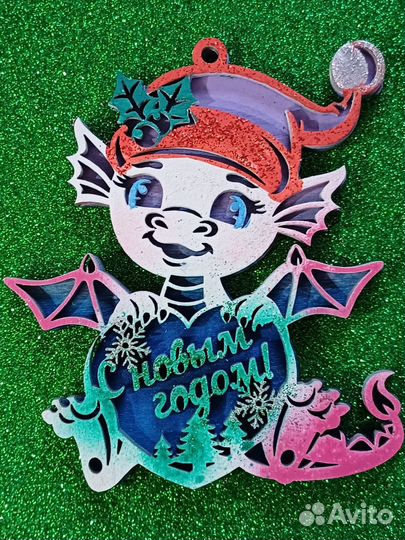 Елочные украшения ручной работы