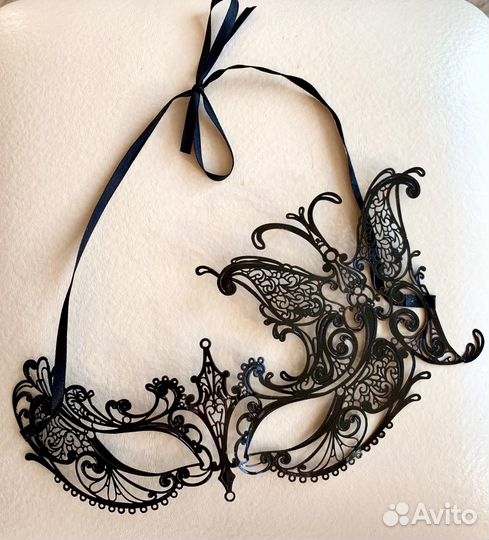 Маска карнавальная металлическая