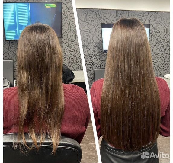 Наращивание волос за 2 часа/ выезд на дом