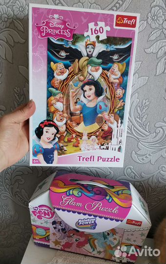 Пазлы пони и принцессы дисней