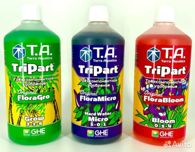 Набор удобрений T.A. GHE FloraSet HW для жесткой в