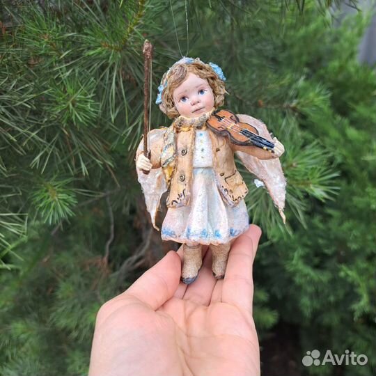 Ватные елочные игрушки