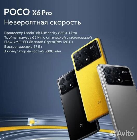 Xiaomi Poco X6 Pro, 8/256 ГБ