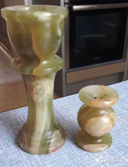 Подсвечники из оникса