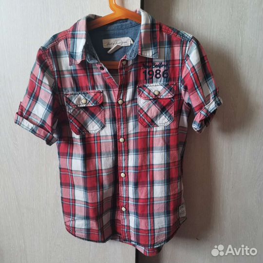 Рубашки на мальчика 134 140