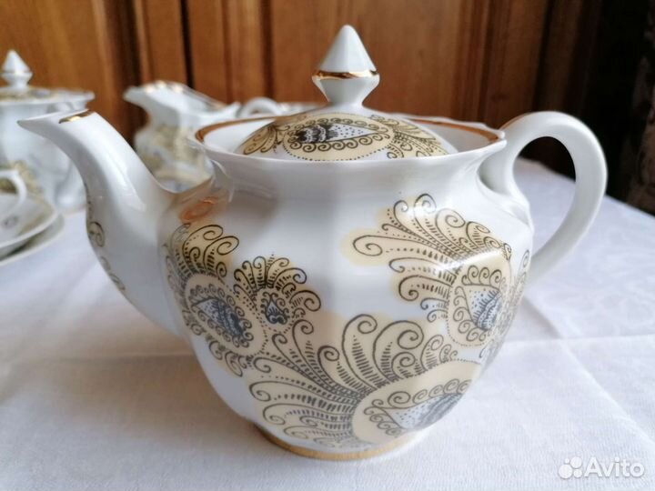 Сервиз чайный Вербилки Перо жарптицы