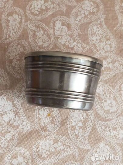 Икорница мельхиоровая