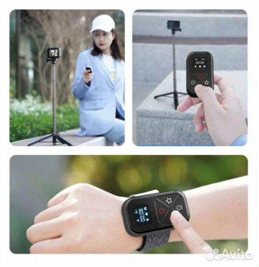 Пульт для GoPro 11,10,9,8,Max360 Wi-fi Telesin T10