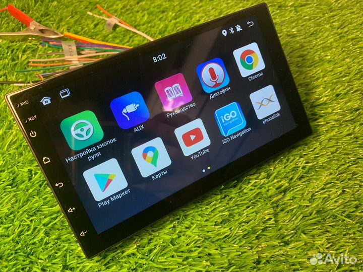 Магнитола 2 din android 10 Wi-fi GPS 4ядра 2х32Gb