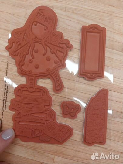 Резиновые штампы скрапбукинг Santoro Gorjuss