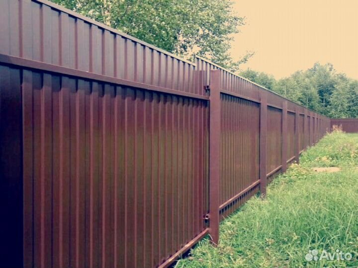 Забор из профлиста