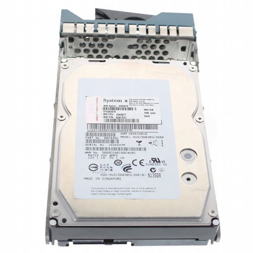 [43X0877] Жесткий Диск Ibm 300gb Sas 3,5" Hdd 43x0877