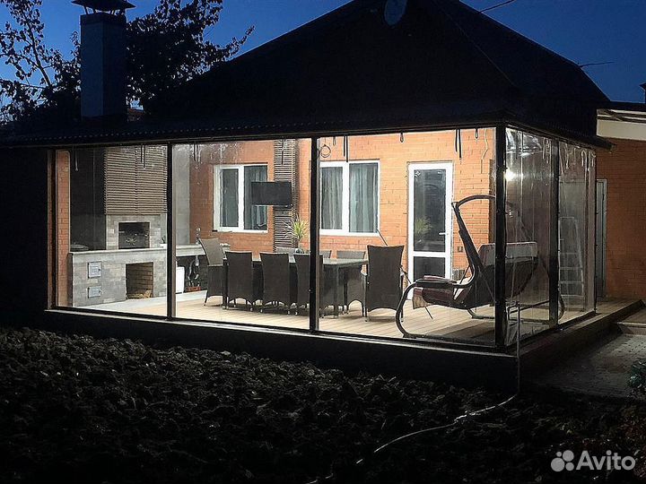 Шторы пвх для беседки