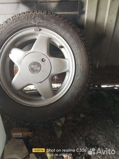 Литые диски r14 на ваз бу с зимней резиной